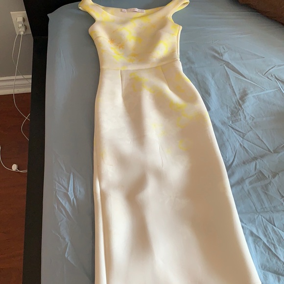 True Violet Bardot Dress - Ombre Floral/Multi/UK 6 - Picture 2 of 5